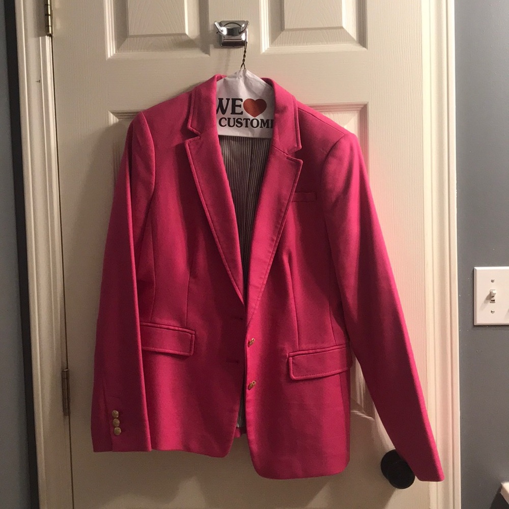 Banana Republic Hot Pink Blazer
